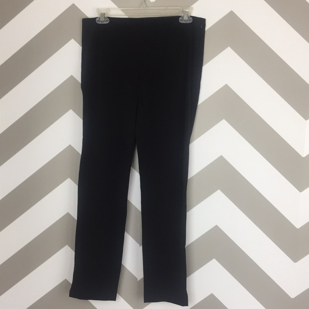 Theory Black Belisa Crop Capri Pants Size 6